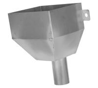 GALPADA Système de Drainage de Toiture en Acier Inoxydable Bec Élargi et Bride Standard, Résistant la Rouille pour Rénovation de Toiture et Usage Domestique