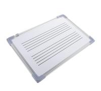 GALPADA Tableau Blanc Effaçable à Sec pour Notation Musicale, Double Face Magnétique 30x45 Cm, Tableau Pédagogique Portées à 5 Lignes, Matériel Éducatif pour Couleur Couleur Aléatoire