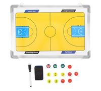 GALPADA Tableau de Basketball Suspendu Aluminium Planche de Coaching avec Surface Lisse Effaçable Équipement Entraînement pour Analyse et Ajustement de Stratégie