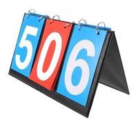 GALPADA Tableau de Score Portable 3 Chiffres Multifonction, Plastique Solide, Marqueurs Bleu et Rouge, Affichage Visible, Adapté aux Matchs de Pickleball, Volleyball et Tennis de Table