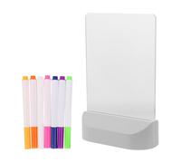 GALPADA Tableau D'écriture Lumineux en Acrylique pour Garçon et Filles, Surface Effaçable et Réinscriptible, Veilleuse Décorative pour Histoires Coucher