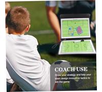 GALPADA Tableau Football Trois Volets Portable Effaçable pour Entraînement et Compétition Planification Stratégique Facile pour Entraîneurs et Joueurs