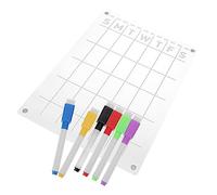 GALPADA Tableau Magnétique Effaçable Hebdomadaire pour Frigo Planificateur Acrylic Aimanté avec Stylo Organiseur To Do List Réutilisable et Pratique