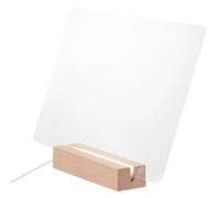 GALPADA Tableau Mémo Acrylique Effaçable à Sec 1 Set Lampe de Nuit LED, Transparent, Large Application pour Bureau, École ou Boutique