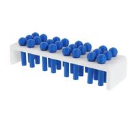 GALPADA Tablette D'écriture en Braille avec Stylet pour Aveugles, Kit D'apprentissage pour Aveugles, Plastique, 24 Cellules, 6 Points 4 Groupes, Portable, Usage Domestique et Éducatif,