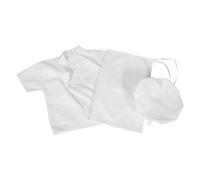 GALPADA Tablier Cuisine Garçon Fille avec Chapeau de Chef Costume de Cuisson et Pâtisserie pour et Protection et Facile à Nettoyer Ensemble Complet pour Jeux de Rôle et Activités Créatives