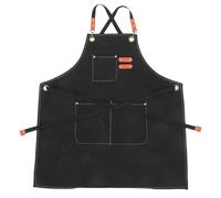 GALPADA Tablier de Cuisine Toile Épaisse Réglable avec Multi-poches Résistant à Huile pour Hommes et Femmes Barbecue Pâtisserie et Cuisine Professionnelle