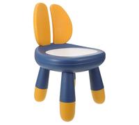 GALPADA Tabouret Anti-Chute en Plastique Dossier pour Tout-Petits, Forme Cylindrique, Chaise Préscolaire Adorable et Fonctionnelle pour Coin Lecture
