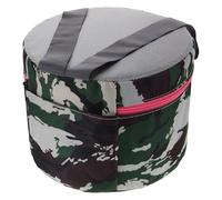 GALPADA Tabouret de Jardinage Léger Multifonction en Plastique et Coton, Siège Portable 18 CM Poche Camouflage, Stable pour Travaux Agricoles et Cueillette en Extérieur