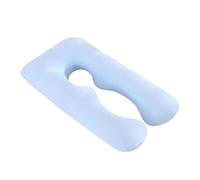 GALPADA Taie d'oreiller De Grossesse De u pour Femmes Enceintes, Housse en Coton Respirant, Couleur Ciel, Soutien Latéral pour Dos, Ventre Et Jambes, Taie Lavable Et Solide