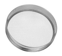 GALPADA Tamis de Jardin INOX 35 CM Diamètre Maille 4 MM Tamis à Terre pour Tri de Compost Sable et Gravier Outil Jardinage pour Préparation Terre et Bonsaï