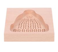 GALPADA Tampon à Gaufrer Biscuits de Noël en Bois, Chapeau 10x10x2 CM
