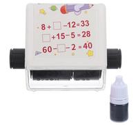 GALPADA Tampon Rouleau Mathématique pour Élèves Addition et Soustraction Jusqu'à 100, Impression Claire, Matériel Pp, pour Exercices Scolaires Plusieurs styles Plusieurs styles