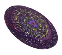 GALPADA Tapis D’autel en Caoutchouc Décoratif pour Divination Et Pendule, Format Unique, Antidérapant, pour Lecture De Tarot Et Pratiques Divinatoires, Nappe D’autel