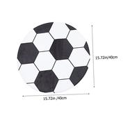 GALPADA Tapis De Football Coussin De Chaise Tapis Grand Cercle Tapis De Sol De Football Président De Bureau Tapis De Jeu Tapis De Sol pour Chaise De Bureau Polyester (Polyester)