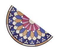 GALPADA Tapis de Sol Antidérapant Demi Paillasson Coil Absorbant pour Entrée Chambre Cuisine Salle de Bain Décor Simple et