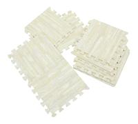 GALPADA Tapis de Sol Puzzle en Mousse Eva Beige 10 Pièces 30x30x1 Cm pour Garçon et Filles Confort et Relaxation Multi-fonction pour Jouer et Éveil Motricité