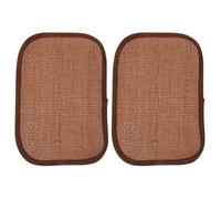GALPADA Tapis Rafraîchissant en Gazon pour Petits Animaux 2pcs Litière en Tapis d'herbe Doux Odeur pour Lapin Cochon d'Inde Hamster Couleur Aléatoire