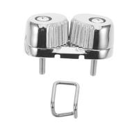 GALPADA Taquet Coinceur en Acier Inoxydable 316 pour Corde de 6 à 12 Mm, Clips Câbles Métalliques Marine, Pince à Corde 66x31 Mm, Accessoire Nautique pour Voilier, Kayak et Amarrage