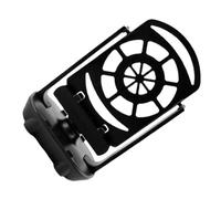 GALPADA Téléphone à Bascule Dispositif de Balancement de téléphone, roulement Silencieux, Support Portable, Design épuré, Plastique Noir, Double Supports, pour Marche et Exercices de