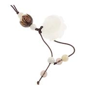 GALPADA Téléphone Portable Fleur De Lotus Jade Charme Perles Cordon Pratique Et Robuste Pour Transport Sécurisé Adapté Aux Femmes Usage Quotidien