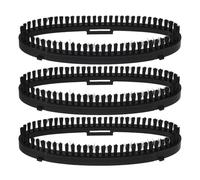 GALPADA Tête de Brosse de Rechange pour Défroisseur Vapeur Accessoire de Nettoyage Résistant à la Chaleur Compatible Usage Domestique et Professionnel Lot de 3 Pièces Brosse pour