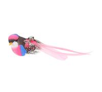 GALPADA Tête de Remplacement pour Oiseau à Plumage avec Clochette, Accessoire de Jeu pour Chat D'intérieur en Peluche, Longueur Modérée pour Amusement Interactif