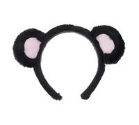 GALPADA -Tête Oreilles D'Ours Pour Femme -Tête Léopard Couleur Unie Marron Tressé Bandeau Pour Femme Bandeau De Fête Oreilles D'Animaux Mignon Tissu
