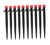 GALPADA Têtes D'irrigation Goutte à Goutte Réglables 360° 8 Trous 18 Cm pour Irrigation Jardin Kit Piquets D'arrosage 50 Pièces Arroseur Distributeur Débit Modulable