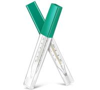 GALPADA Thermomètre Corporel Traditionnel en Verre Blanc 2pcs Lecture Précise et Facile pour Adultes et Usage à Domicile