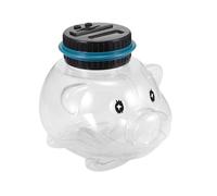 GALPADA Tirelire Electronique Transparente en PVC et Abs Boutons de Réglage Manuel et Calcul des Pièces pour Bureau ou Table de Chevet, pour Garçon et Filles