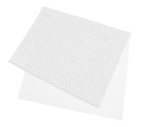 GALPADA Tissu Antidérapant pour Tapis en Non-tissé Blanc Points en Silicone, Conception Simple et Finition Soignée, Entrées Dangereuses et Usage Intérieur