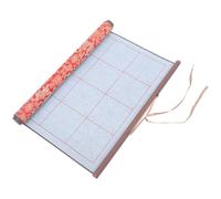 GALPADA Toile de Calligraphie Réutilisable Rouge en Brocart pour Débutants | Tissu Léger, Texture Nette, Entraînement sur Table, pour Garçon et Filles Apprenants et Exercices de Traits