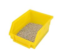 GALPADA Toilette pour Hamster et Petits Animaux Bassine de Bain avec Ouverture Inclinée Adaptée Facile Utilisation Couleur Aléatoire