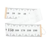 GALPADA Toise Murale Garçon Fille Toile Règle de Mesure de Hauteur pour Chambre Garçon Fille Précis de Croissance Design Simple et Robuste Toile Décoration Murale pour Garçons et