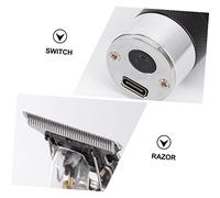 GALPADA Tondeuse Électrique Silencieuse pour Cheveux Hommes Coupe Précise et USB Rechargeable sans Batterie Ni Huile Outil Professionnel pour Barbiers et Usage Domestique Design
