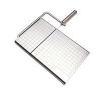 GALPADA Trancheuse à Fromage Multifonction en Acier Inoxydable Fil de Coupe Précis Graduation pour Fromage en Bloc Beurre et Jambon Outil Cuisine Pratique et Facile à Nettoyer