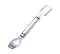 GALPADA Trancheuse Pastèque Inoxydable Fourchette Cuillère Outil Coupe Fruits Rapide et Pratique pour Melon et Pastèque