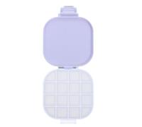 GALPADA Transparente Boîte Palette Aquarelle avec Couvercle à 16 | Joint en Silicone, Surface Lisse et Coins Arrondis, pour Atelier ou Petit Bureau