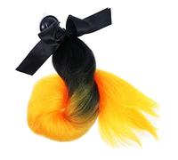 GALPADA Tresses de Casque Décoratives pour Perruque de Casque Unisexe Accessoire Amovible pour Hommes et Femmes Compatible Couleur Stylée et Durable