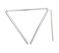 GALPADA Triangle de Musique Métal avec Baguette pour Garçon Fille Instrument de Percussion Éducatif Musical Sûr et Stimulant Éveil Sonore Cadeau Anniversaire Garçon Fille Ans