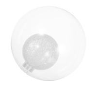 GALPADA Triple Concave Glass Lampshade Replacement For Bulb Transparent Bean-shaped Dome Cover With High Light Efficiency For Living Pendant Lighting