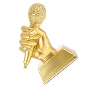 GALPADA Trophée Musical Décoratif en Résine Or pour Garçon et Filles, Léger Bavure, Facile à Transporter, pour Concours de Chant et Événements Musicaux