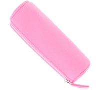 GALPADA Trousse à Crayons en Feutre Rose, Légère, Grosse Capacité, Zippée | Rangement pour Stylos, Crayons, Règles, Notes et Gommes, Usage Bureau pour Employés et Clercs