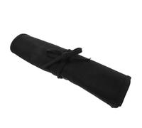 GALPADA Trousse à Crayons en Toile Noire Grosse Capacité Emplacements Multiples, Rouleau de Stylo-Pinceau Pratique pour Rangement Facile des Pinceaux de Peinture