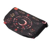 GALPADA Trousse De Maquillage à Motif Floral Lune Taille Moyenne Polyester Fermeture Éclair Femme Voyage Portable Paquet Cosmétique Organizer