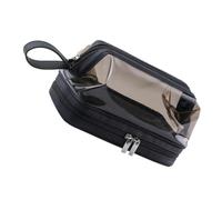 GALPADA Trousse de Toilette Voyage Étanche Sac Cosmétique Compact à Double TPU Organisateur Suspendu Pratique Sac de Maquillage Portable pour Week End et Gym