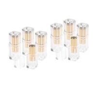 GALPADA Tubes De Brillant à Vides - Ensemble De 4 Contenants Transparent En Plastique Pour à - Rechargeables Et Réutilisables Pratiques Pour Voyage Et Usage