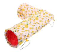 GALPADA Tunnel de Cachette pour Hamster et Petits Animaux en Tissu Polyester Respirant, Confortable Bordure Épaisse, pour Jouer et Dormir