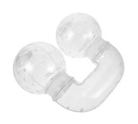 GALPADA Tunnel pour Hamster Plastique Transparent Kit De Tubes pour Petits Animaux Accessoire De Cage pour Hamster Et Rat Conception Modulaire pour Bricolage Facile